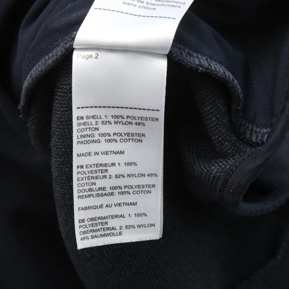 UNTUCKit Tyrus Quarter Zip Pullover Mens XL Navy Quilted Mixed Media 41306